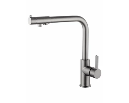 Смеситель для кухни c подключением фильтра WONZON & WOGHAND, Темный графит (WW-88458008-BGM)