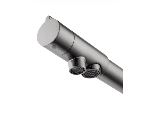 Смеситель для кухни c подключением фильтра WONZON & WOGHAND, Темный графит (WW-88458008-BGM)