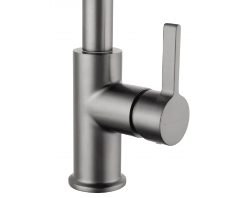 Смеситель для кухни c подключением фильтра WONZON & WOGHAND, Темный графит (WW-88458008-BGM)