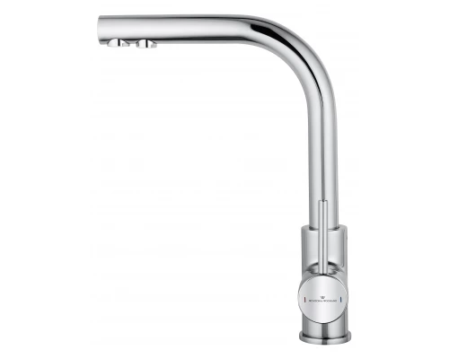 Смеситель для кухни c подключением фильтра WONZON & WOGHAND, Хром (WW-88458005-CR)
