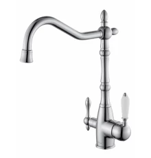 Смеситель для кухни c подключением фильтра WONZON & WOGHAND, Хром (WW-88458006-CR)