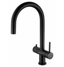 Смеситель для кухни c подключением фильтра WONZON & WOGHAND, Черный матовый (WW-3211-MB)