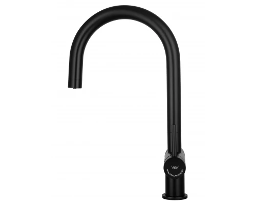 Смеситель для кухни c подключением фильтра WONZON & WOGHAND, Черный матовый (WW-3211-MB)