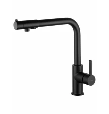 Смеситель для кухни c подключением фильтра WONZON & WOGHAND, Черный матовый (WW-88458008-MB)