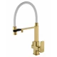 Смеситель для кухни с гибким изливом и подключением фильтра WONZON & WOGHAND, Брашированное золото (WW-88458012-BG（MW))