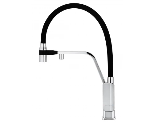 Смеситель для кухни с гибким изливом и подключением фильтра WONZON & WOGHAND, Хром (WW-88458013-CR)