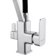 Смеситель для кухни с гибким изливом и подключением фильтра WONZON & WOGHAND, Хром (WW-88458013-CR)