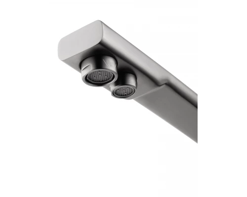 Смеситель для кухни с подключением фильтра WONZON & WOGHAND, Темный графит (WW-88458004-BGM)