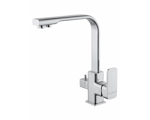 Смеситель для кухни с подключением фильтра WONZON & WOGHAND, Хром (WW-88458004-CR)