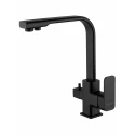 Смеситель для кухни с подключением фильтра WONZON & WOGHAND, Черный матовый (WW-88458004-MB)