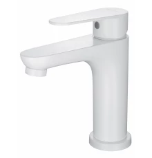 Смеситель для раковины WONZON & WOGHAND ALFA, Белый матовый (WW-A40202-MW)