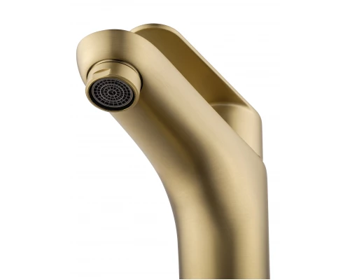 Смеситель для раковины WONZON & WOGHAND ALFA, Брашированное золото (WW-A40202-BG)