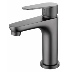 Смеситель для раковины WONZON & WOGHAND ALFA, Темный графит (WW-A40202-BGG)