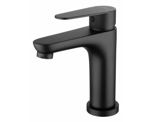 Смеситель для раковины WONZON & WOGHAND ALFA, Черный матовый (WW-A40202-MB)