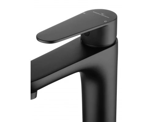 Смеситель для раковины WONZON & WOGHAND ALFA, Черный матовый (WW-A40202-MB)