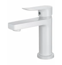 Смеситель для раковины WONZON & WOGHAND Blend, Белый матовый (WW-A40222-MW)