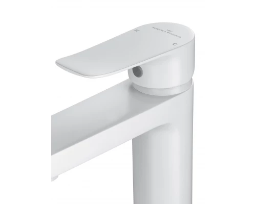 Смеситель для раковины WONZON & WOGHAND Blend, Белый матовый (WW-A40222-MW)