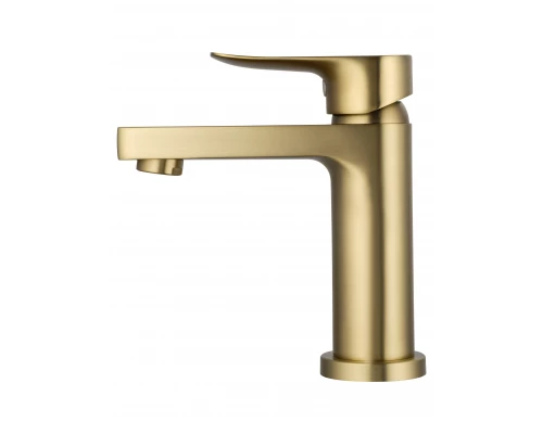 Смеситель для раковины WONZON & WOGHAND Blend, Брашированное золото (WW-A40222-BG)