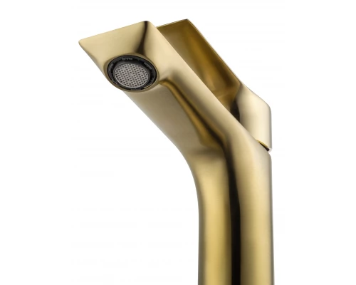 Смеситель для раковины WONZON & WOGHAND BRILLIANT, Брашированное золото (WW-88018079-BG)