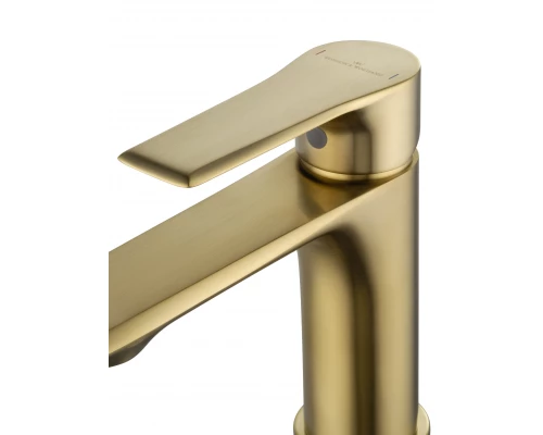 Смеситель для раковины WONZON & WOGHAND BRILLIANT, Брашированное золото (WW-88018079-BG)