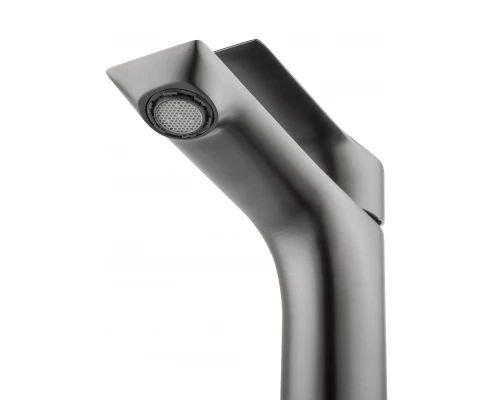 Смеситель для раковины WONZON & WOGHAND BRILLIANT, Темный графит (WW-88018079-BGM)