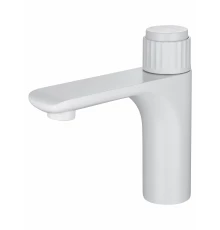 Смеситель для раковины WONZON & WOGHAND CLICK, Белый матовый (WW-A40412-MW)