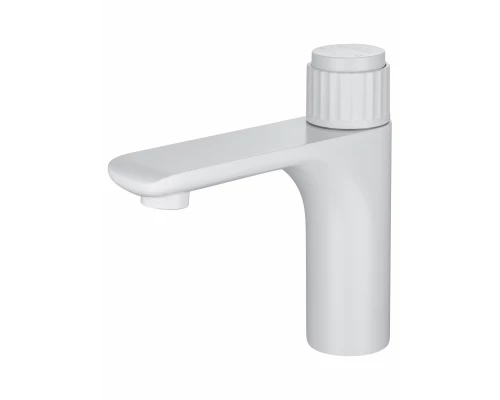 Смеситель для раковины WONZON & WOGHAND CLICK, Белый матовый (WW-A40412-MW)