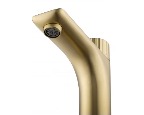 Смеситель для раковины WONZON & WOGHAND CLICK, Брашированное золото (WW-A40412-BG)