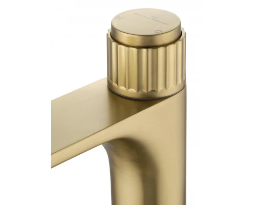 Смеситель для раковины WONZON & WOGHAND CLICK, Брашированное золото (WW-A40412-BG)
