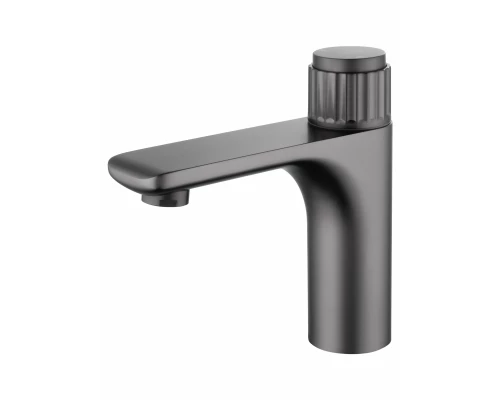 Смеситель для раковины WONZON & WOGHAND CLICK, Темный графит (WW-A40412-BGG)