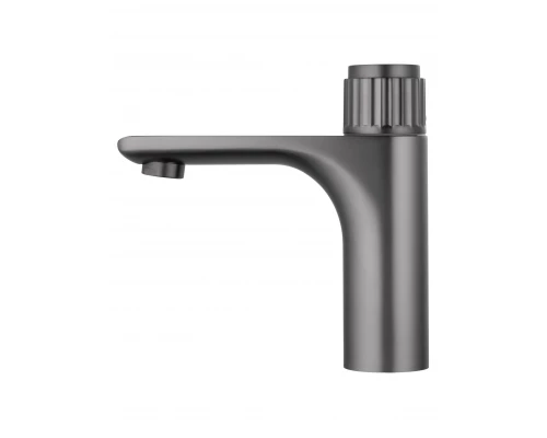 Смеситель для раковины WONZON & WOGHAND CLICK, Темный графит (WW-A40412-BGG)