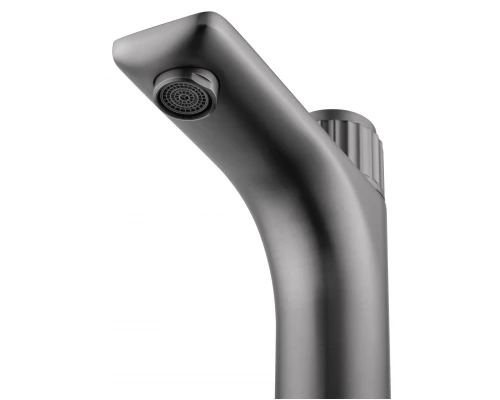 Смеситель для раковины WONZON & WOGHAND CLICK, Темный графит (WW-A40412-BGG)