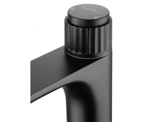 Смеситель для раковины WONZON & WOGHAND CLICK, Черный матовый (WW-A40412-MB)