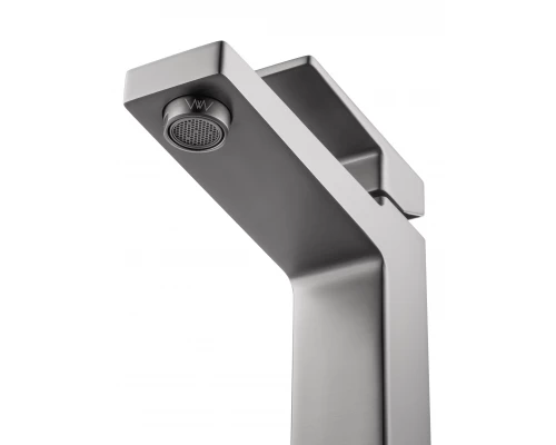 Смеситель для раковины WONZON & WOGHAND CUBE 2.0, Темный графит (WW-88018068-BGM)