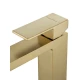Смеситель для раковины WONZON & WOGHAND CUBE, Брашированное золото (WW-88139016-BG)