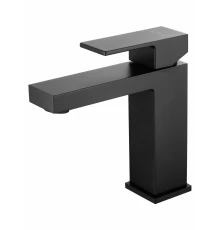 Смеситель для раковины WONZON & WOGHAND CUBE, Черный матовый (WW-88139016-MB)