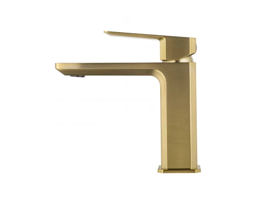 Смеситель для раковины WONZON & WOGHAND DIAMOND, Брашированное золото (WW-88139011-BG)