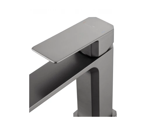 Смеситель для раковины WONZON & WOGHAND DIAMOND, Темный графит (WW-88139011-BGM)