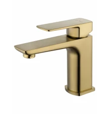 Смеситель для раковины WONZON & WOGHAND EDGE, Брашированное золото (WW-88139003-BG)