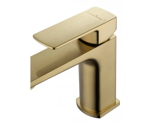 Смеситель для раковины WONZON & WOGHAND EDGE, Брашированное золото (WW-88139003-BG)