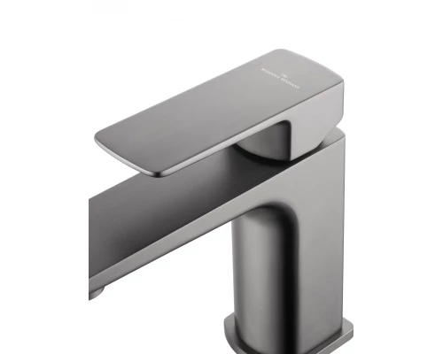 Смеситель для раковины WONZON & WOGHAND EDGE, Темный графит (WW-88139003-BGM)