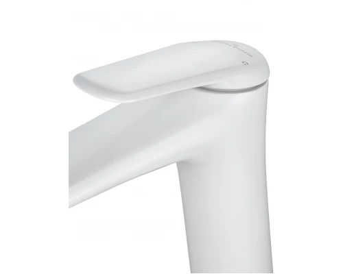 Смеситель для раковины WONZON & WOGHAND Elbe, Белый матовый (WW-A41222-MW)