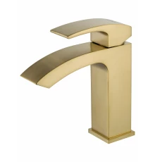 Смеситель для раковины WONZON & WOGHAND FIT, Брашированное золото (WW-88139009-BG)