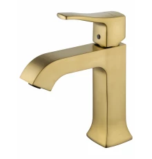 Смеситель для раковины WONZON & WOGHAND FLEX, Брашированное золото (WW-88018072-BG)