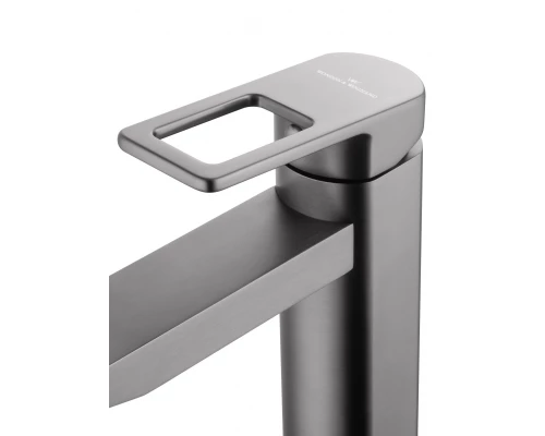 Смеситель для раковины WONZON & WOGHAND FRAME, Темный графит (WW-88139010-BGM)