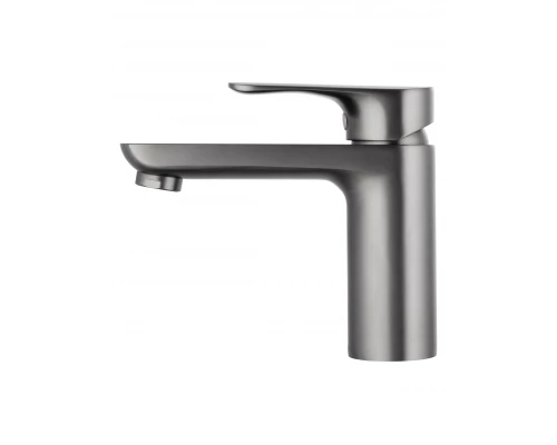 Смеситель для раковины WONZON & WOGHAND Line, Темный графит (WW-A40732-BGG)