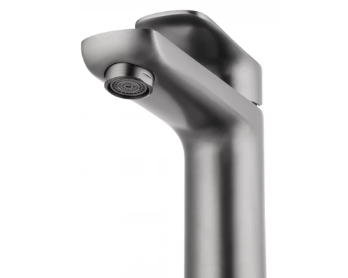 Смеситель для раковины WONZON & WOGHAND Line, Темный графит (WW-A40732-BGG)