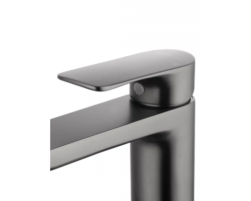 Смеситель для раковины WONZON & WOGHAND Line, Темный графит (WW-A40732-BGG)