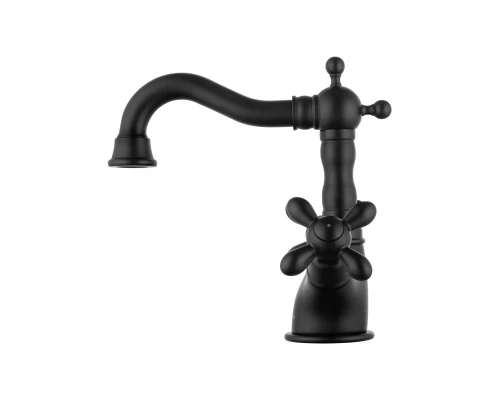 Смеситель для раковины WONZON & WOGHAND RETRO, Черный матовый (WW-88139020-MB)