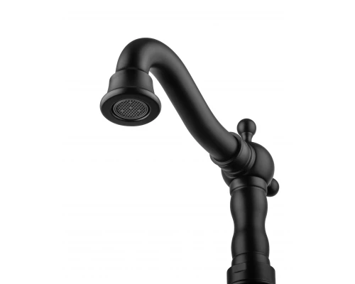 Смеситель для раковины WONZON & WOGHAND RETRO, Черный матовый (WW-88139020-MB)